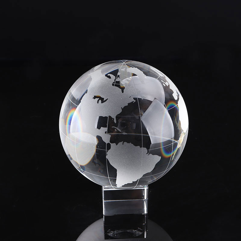Paper Weight Crystal - Kryształowa przycisk do papieru szklana piłka