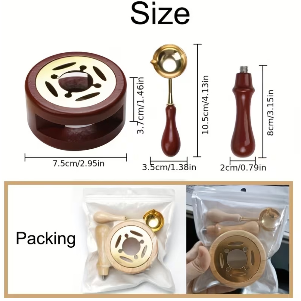 Zestaw stempli do laku 2/3 szt – Wax Seal Stamp Set recenzja i cena