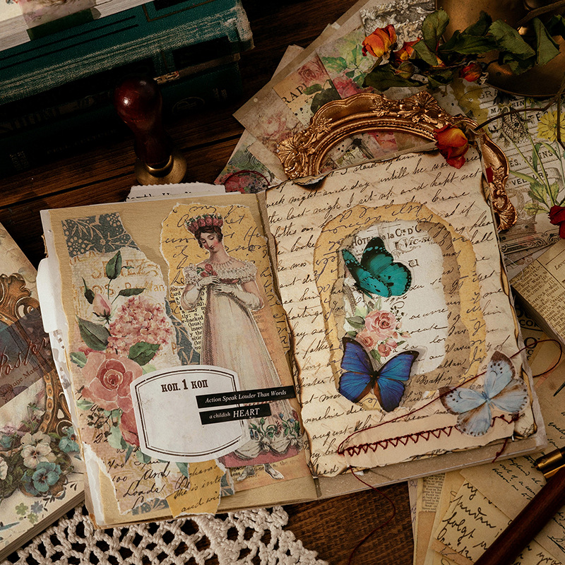 100 arkuszy Vintage INS kwiato – Ink Blotter Paper recenzja i cena