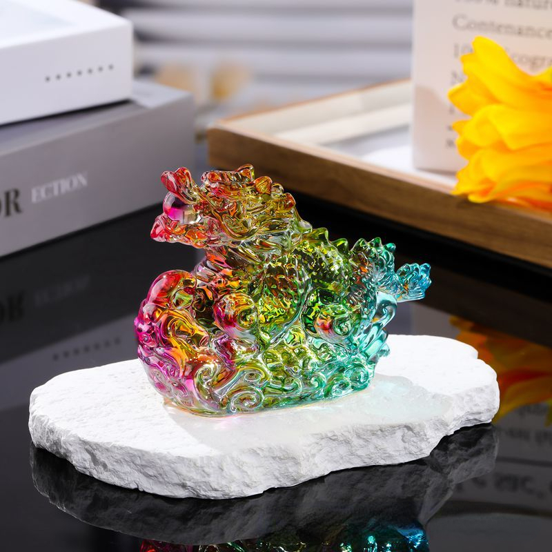 Kryształowy smok figurka szkło – Paper Weight Crystal recenzja i cena