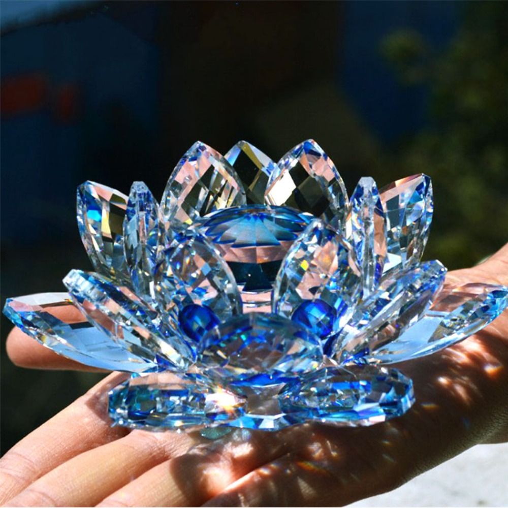 Kryształowy kwiat lotosu figur – Paper Weight Crystal recenzja i cena