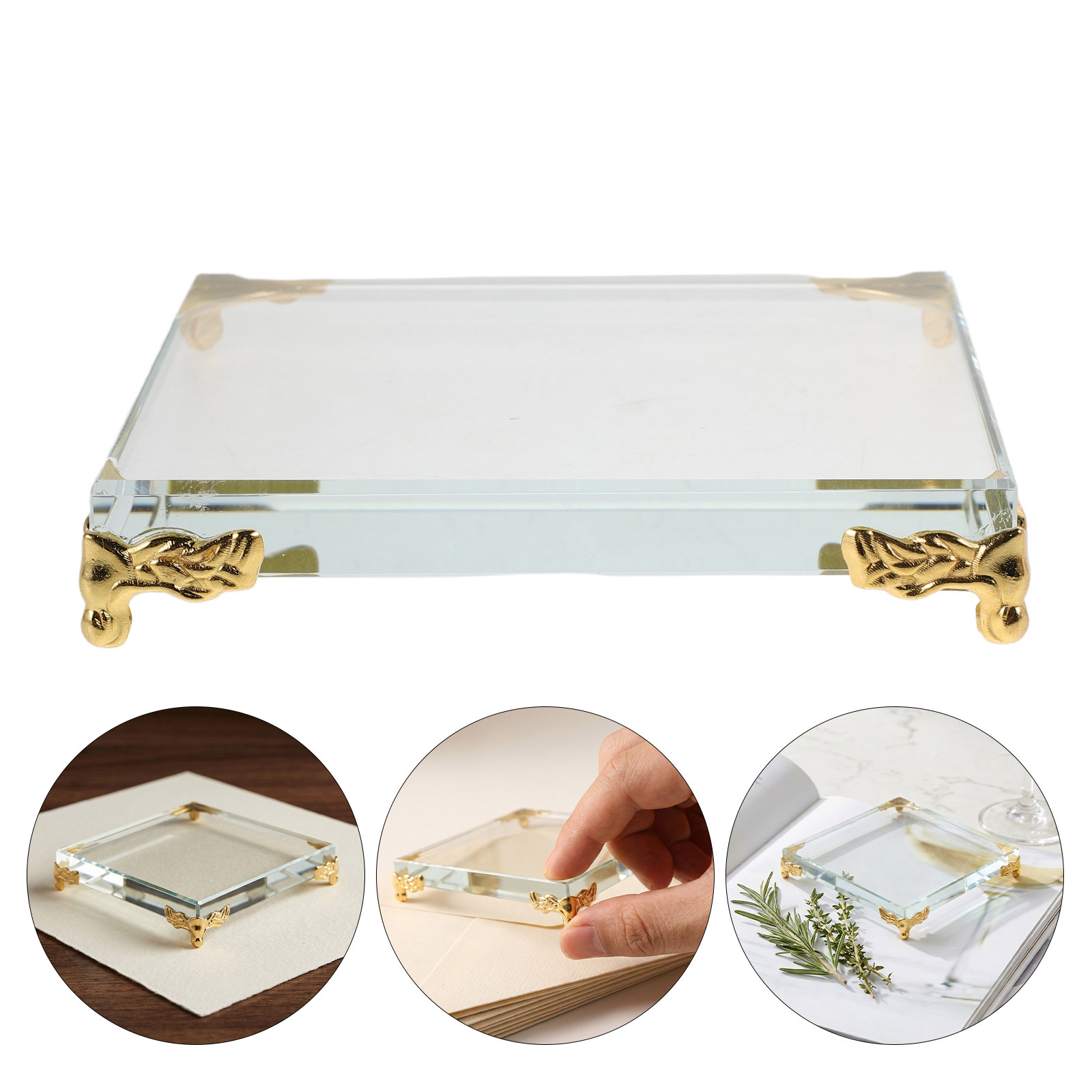Kwadratowa kryształowa obciąża – Paper Weight Crystal recenzja i cena